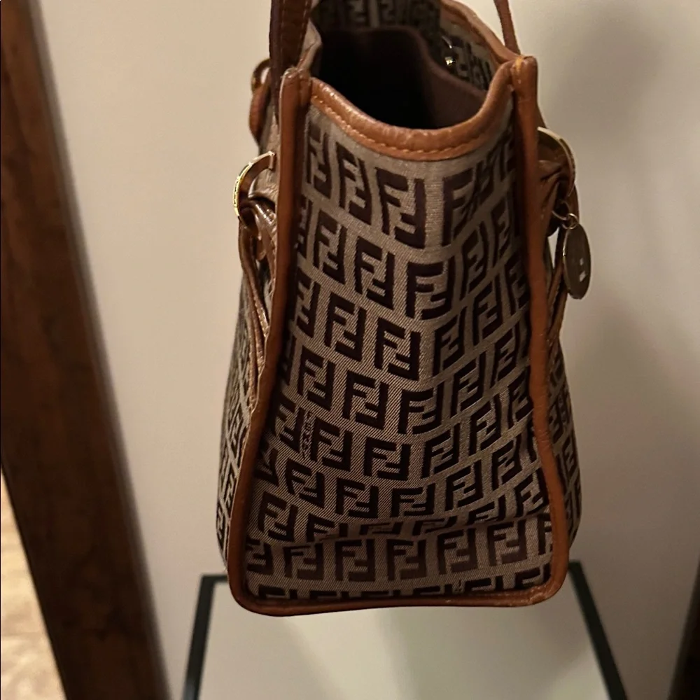 Fendi Signature Brown and Tan Tote - Picture 6 of 16